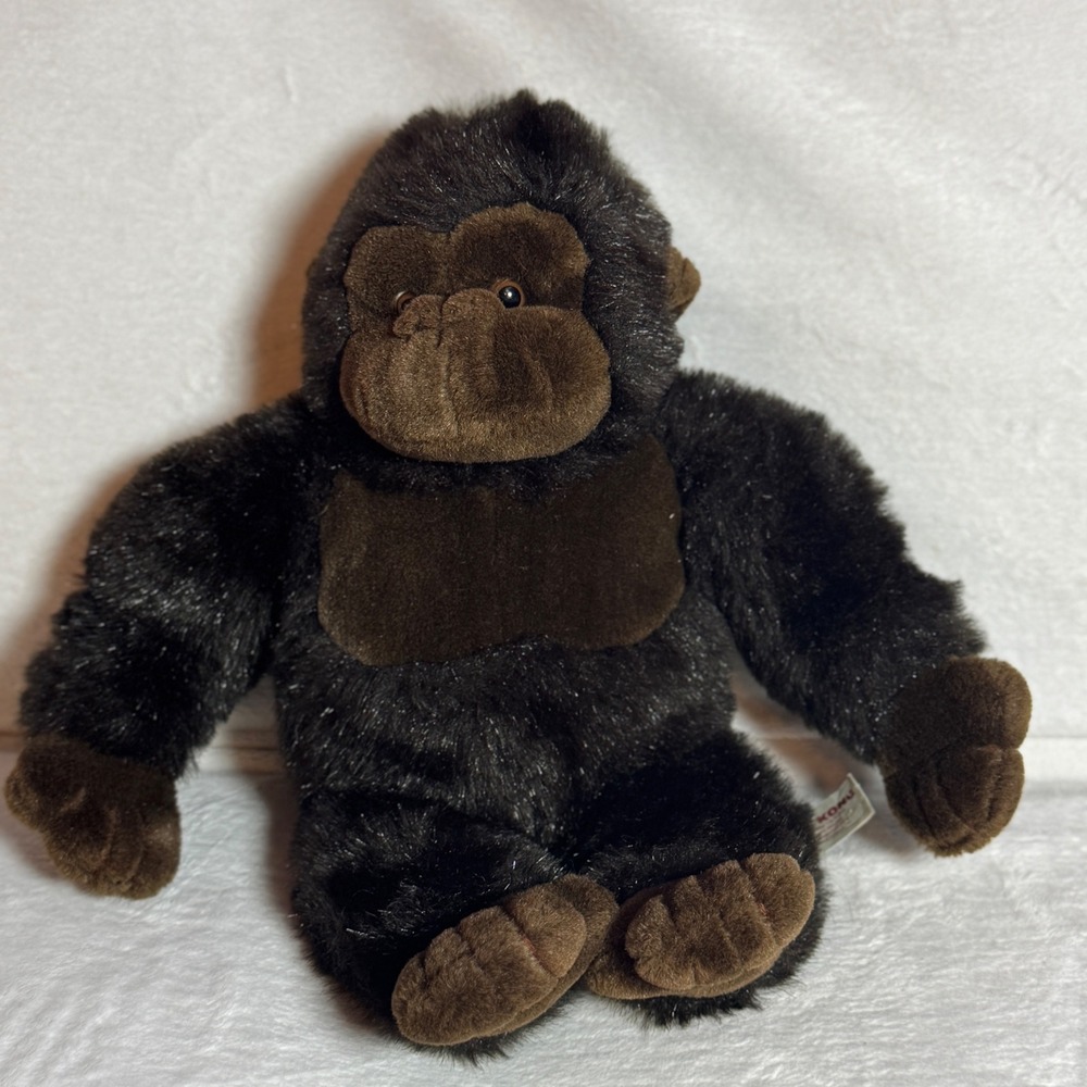 Vintage King Kong Gorilla 14" Plush 1986 Universal Studios Stuffed Animal CALTOY